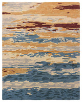 HAND TUFTED WOOL ECO-FRIENDLY AREA RUGS- Multicolor,Abstract