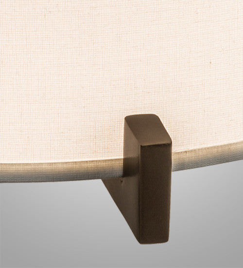 17 Wide Cilindro Structure Flushmount