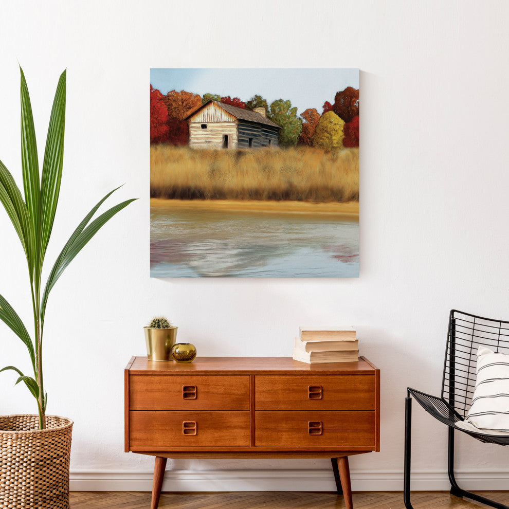 Cabin Fever 1 24"x24" Canvas Wall Art