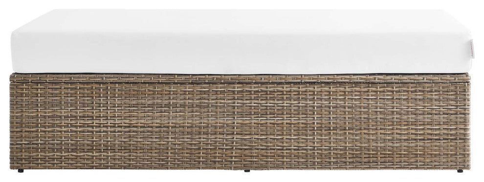 MODWAY Convene Outdoor Patio Outdoor Patio Rectangle Ottoman