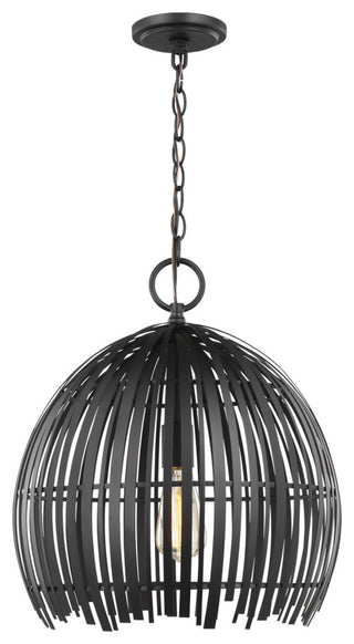 Hanalei 1-Light Pendant, Midnight Black