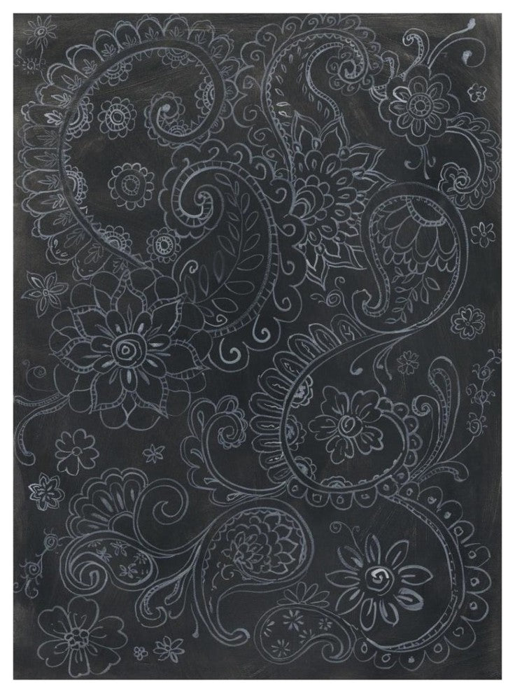 "Paisley Swirl" Digital Paper Print by Danhui Nai, 32"x42"