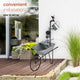 Metal Watering Can Wheelbarrow Fountain