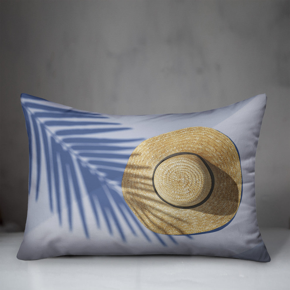 Sun Hat Scene 14x20 Spun Poly Pillow