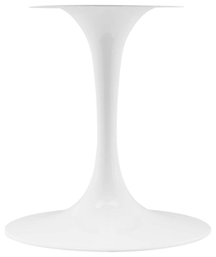 Lippa 78" Oval Artificial Marble Dining Table White Black -5198