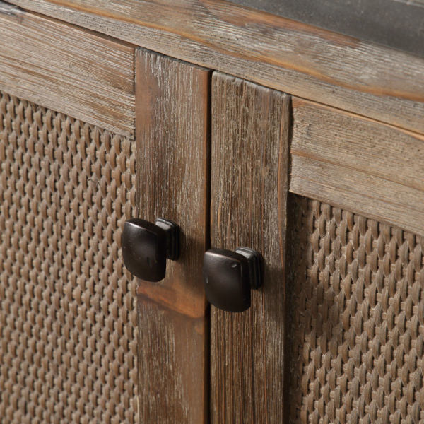 Legion Furniture Double Sink Vanity, Rustic Brown, 60"