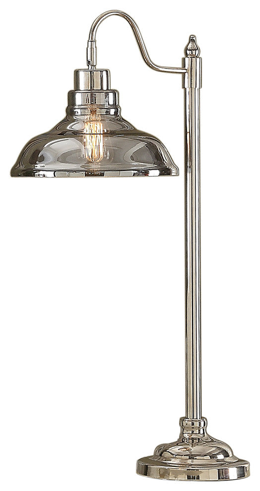 Grayson Table Lamp, Silver Gray