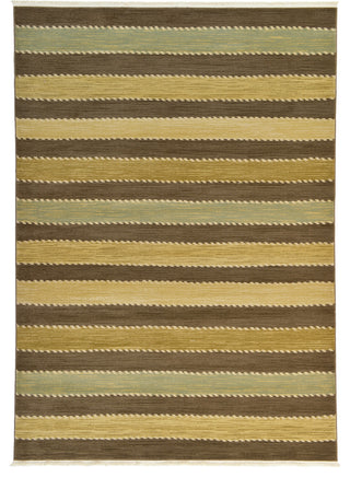 Unique Loom Brown Fars Monterey 7'x10' Area Rug
