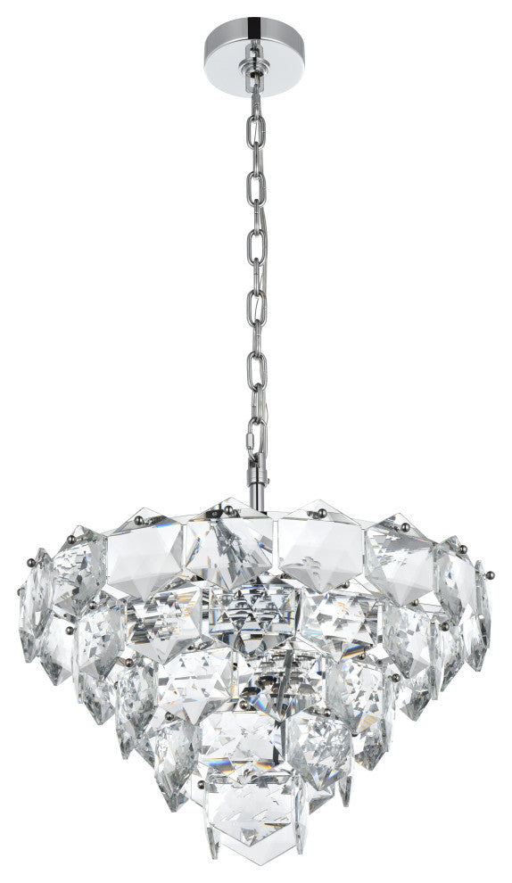 Home Living 20" Chandelier, Chrome