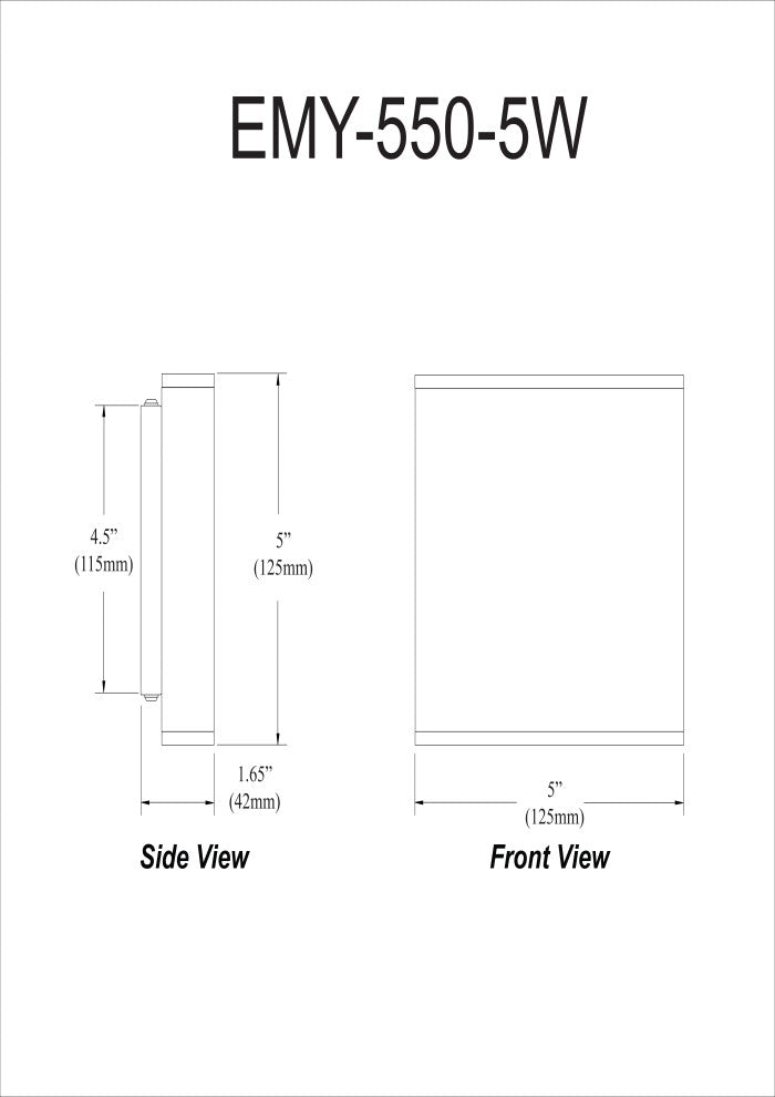 15W Wall Sconce, Matte White