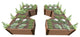 Classic Sienna Walk-Through Hexagon Center Path' 8'x10'x22" Raised Garden