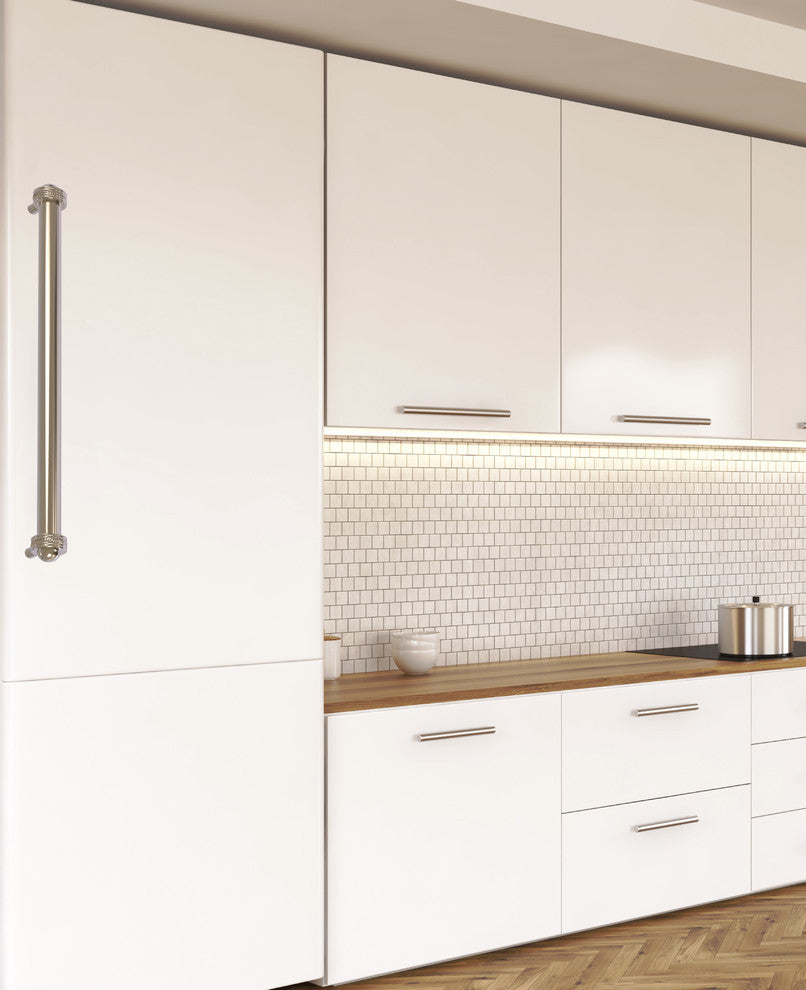 18" Refrigerator Pull, Satin Brass