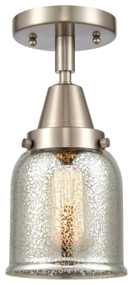 Innovations Lighting 447-1C-SN-G58 Small Bell 1 Light 5" Flush Mount