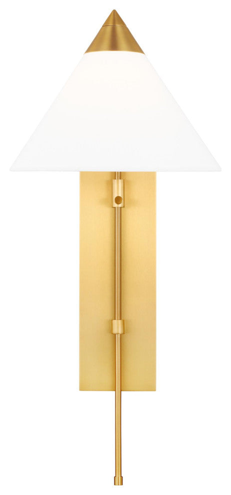 Franklin Wall Sconce, Burnished Brass