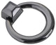 Utopia Alley Anello Ring Cabinet Pull, 1.6"x1.9", Weathered Nickel, 10 Pack