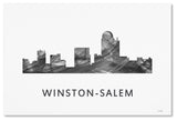 Marlene Watson 'Winston-Salem Nc Skyline' Canvas Art, 47x30