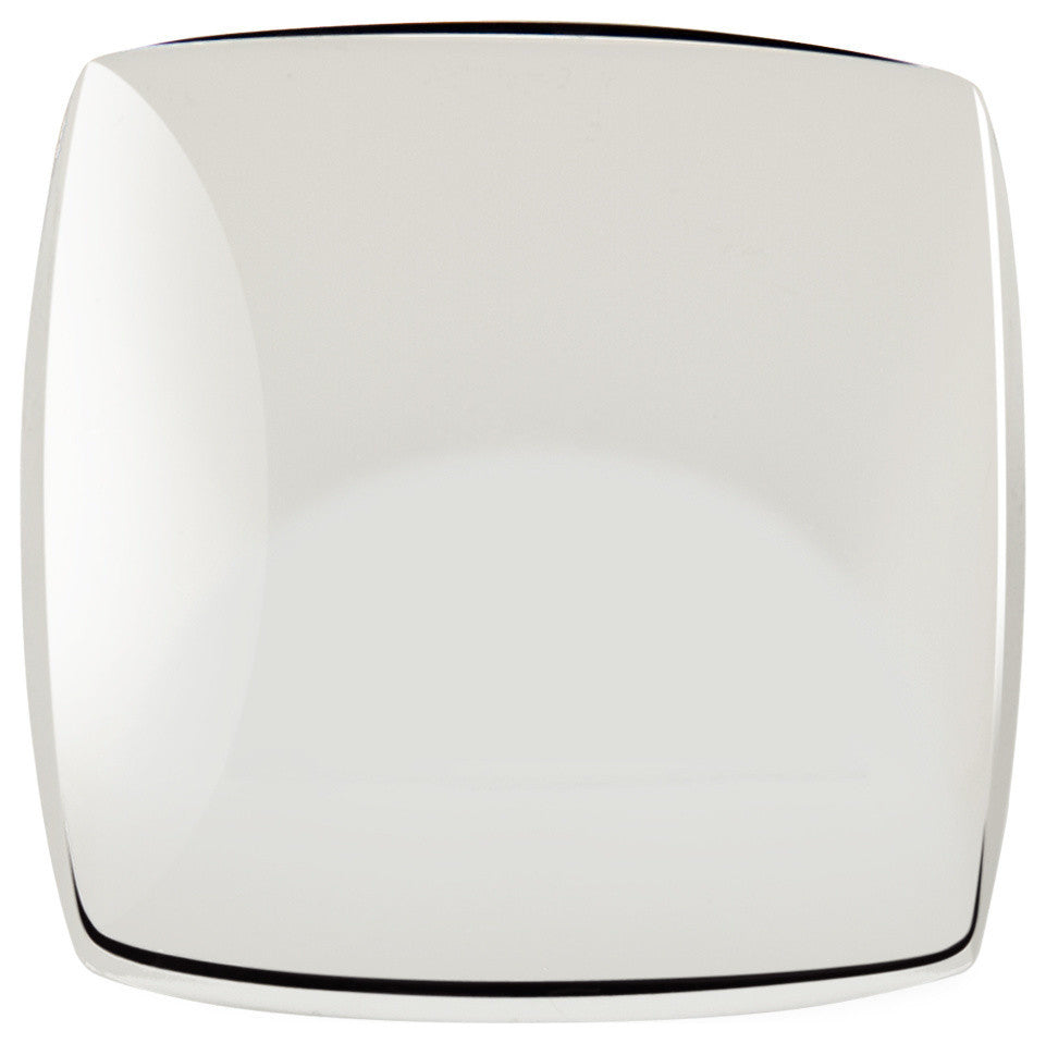 Sumner Street Home Hardware Jackson Square Knob, Polished Nickel