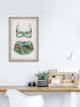 "Tropical Forest Swimsuit" Framed Painting Print, 20"x30"