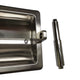 Arista Recessed Toilet Paper Holder with Galvanized Mounting Plate, Satin Nickel