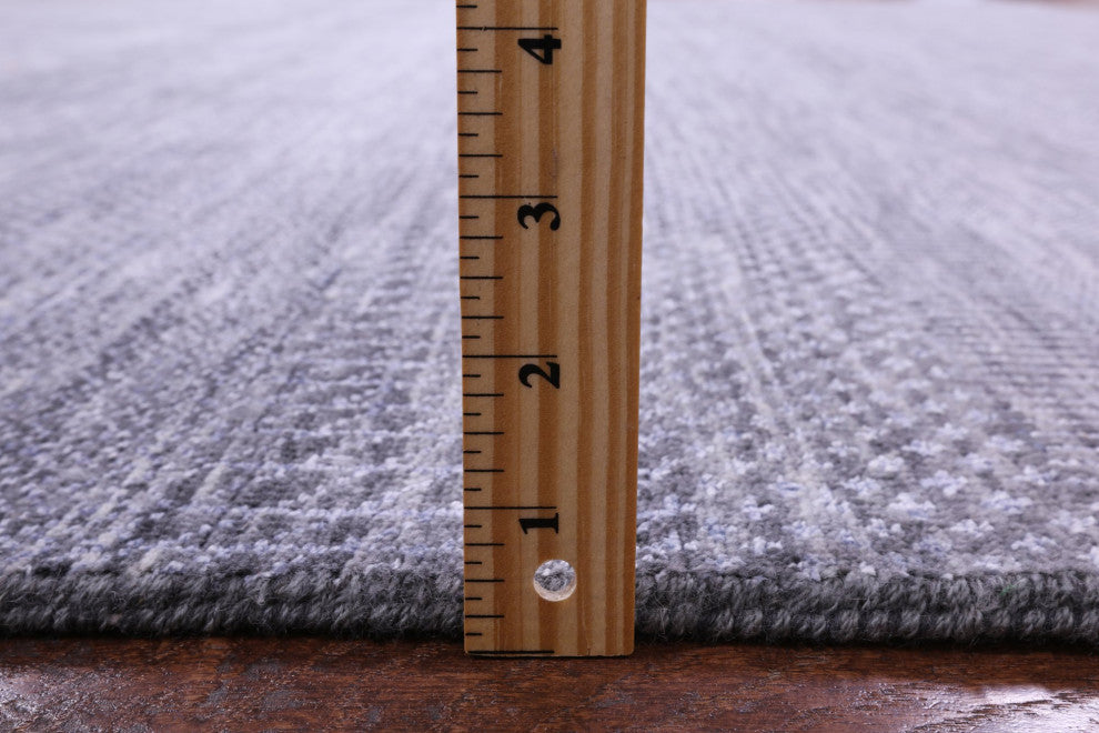 Hand-Knotted Savannah Grass Wool and Silk Rug 9' 2" X 11' 9" Q11921