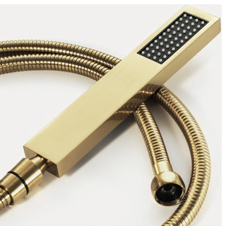 LED Mist Hot and Cold Shower System With Square Hand Shower, Touch Panel