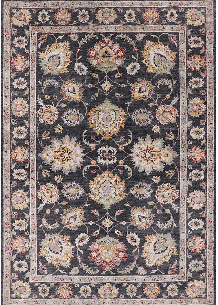 Ahgly Company Indoor Rectangle Mid-Century Modern Area Rugs, 7' x 10'