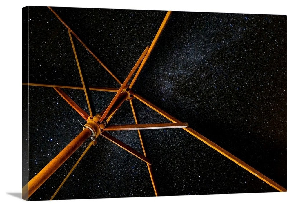 "Umbrella Universe" Wrapped Canvas Art Print, 48"x32"x1.5"