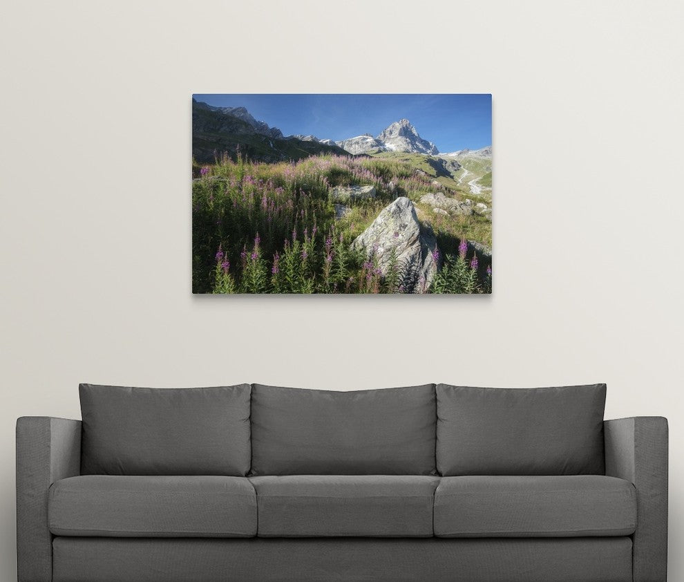 "Mount Cervin Peak" Wrapped Canvas Art Print, 48"x32"x1.5"