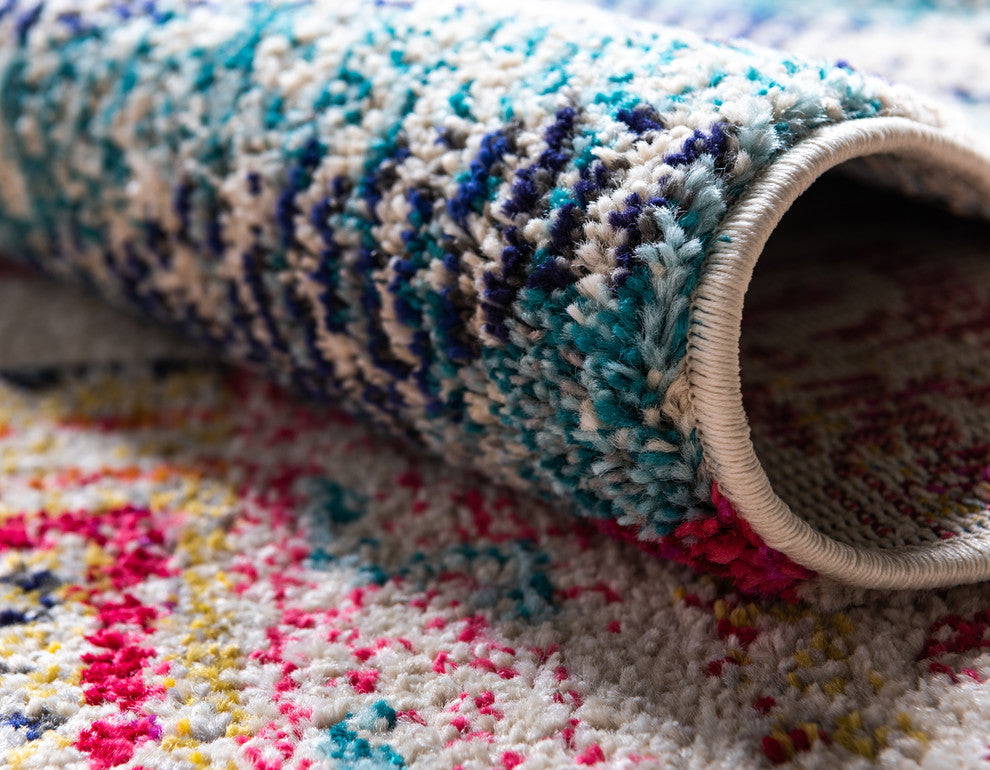 Unique Loom Multicolored Codex Monterey 2'' 0 x 6'' 7 Runner Rug