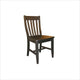 International Concepts Schoolhouse Wood Dining Chair in Black (Set of Two)