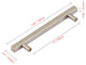 Utopia Alley Stainless Steel Cabinet Pull, Brushed Nickel, 5.0", 1 Pack