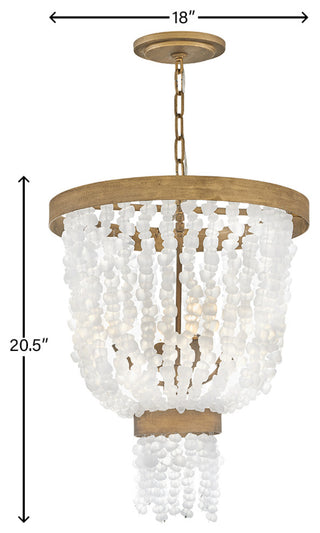 Fredrick Ramond Dune Large Pendant, Burnished Gold