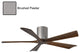 Matthews Fan, Irene-5H Ceiling Fan, Brushed Pewter, 52", Walnut