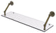 Prestige Skyline 30" Floating Glass Shelf, Antique Brass