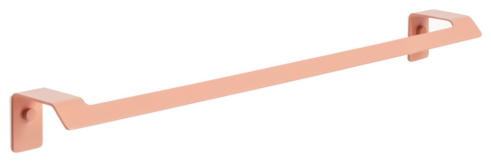 Slim Matte Towel Bar, Matte Salmon, Large 24 in