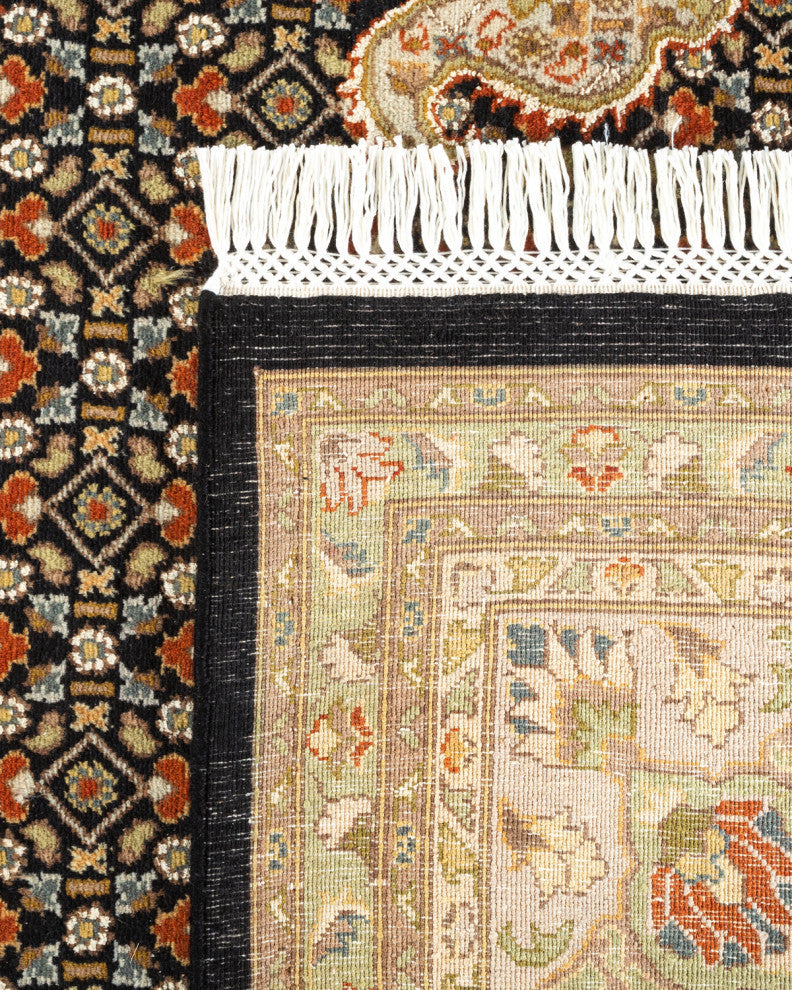 Botad, One-of-a-Kind Hand-Knotted Area Rug Black, 8'1"x10'5"