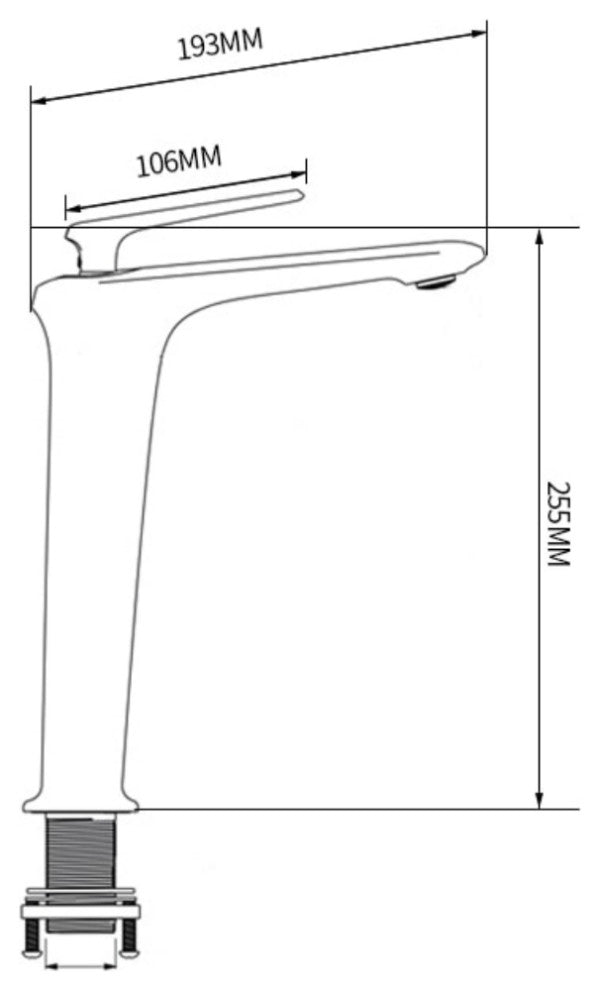 Becola™ Single Handle Bathroom Faucet, Matte Black