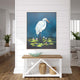 Egret in Lily Pads Artwork