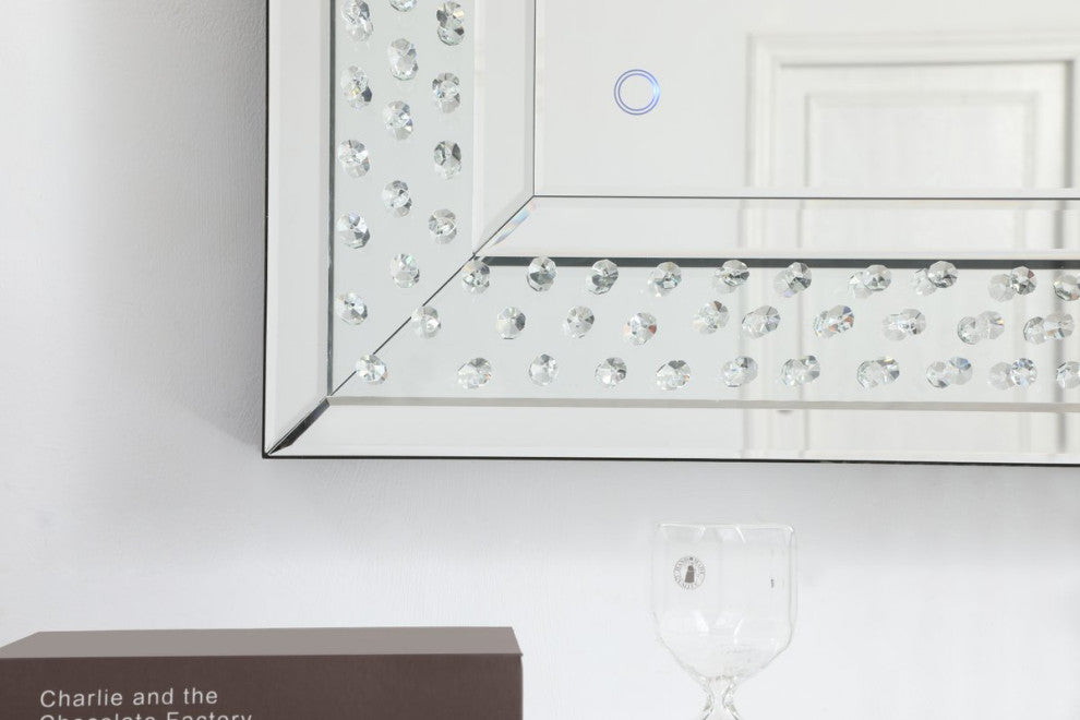 Rudy 36"x40" LED Crystal Mirror