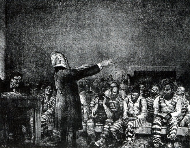 George Wesley Bellows Benediction in Georgia Wall Decal