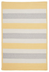 Stripe It TR39 Yellow Shimmer Indoor/Outdoor Area Rug, Rectangular 2'x12'