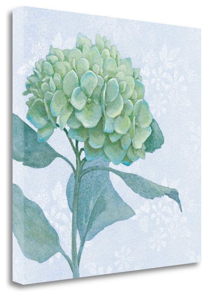 "Blue Hydrangea I" By Beth Grove, Giclee Print on Gallery Wrap Canvas