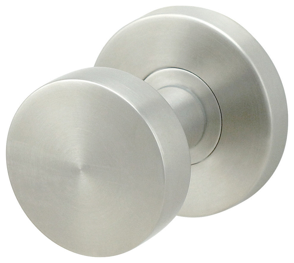 Arctic Knob, Half Passage, Backset, Right Hand, Satin Stainless Steel