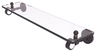 Pacific Grove 22" Glass Shelf, Venetian Bronze