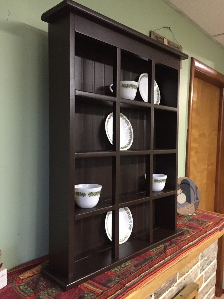 Tea Cup and Saucer Plate Rack and Kitchen Display Shelf Counter Top or Wall Hang
