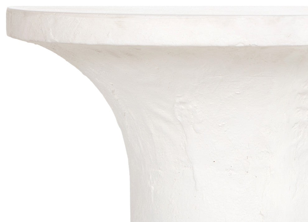 Parra Low End Table-Plaster Molded Conc