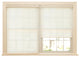 Samoa Premium Single Roller Window Shade, Cream, 35"