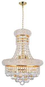 Empire 6 Light Chandelier With Gold Finish