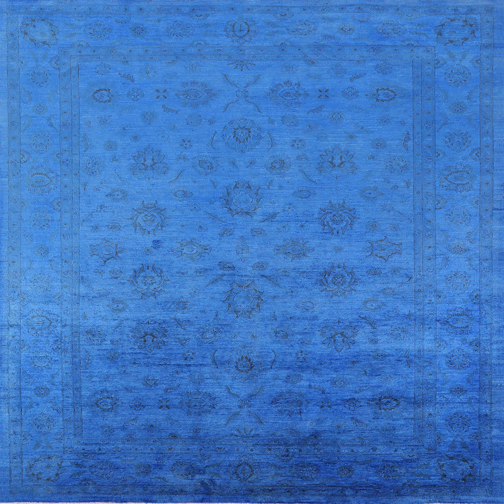 Ahgly Company Indoor Square Mid-Century Modern Area Rugs, 3' Square