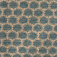 Plutus Blue Eyelashes Dot Luxury Throw Pillow, 12"x20"
